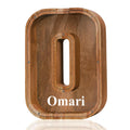 Customized Name Large Wooden Piggy Bank Letter A-Z - 12in Personalized