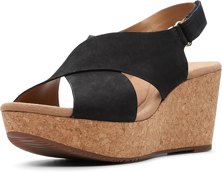 Clarks Women's Annadel Eirwyn Wedge Sandal for Comfort and Style