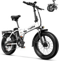 20in Fat Tire Folding Electric Bike 1000W Peak - Long Range Commuter