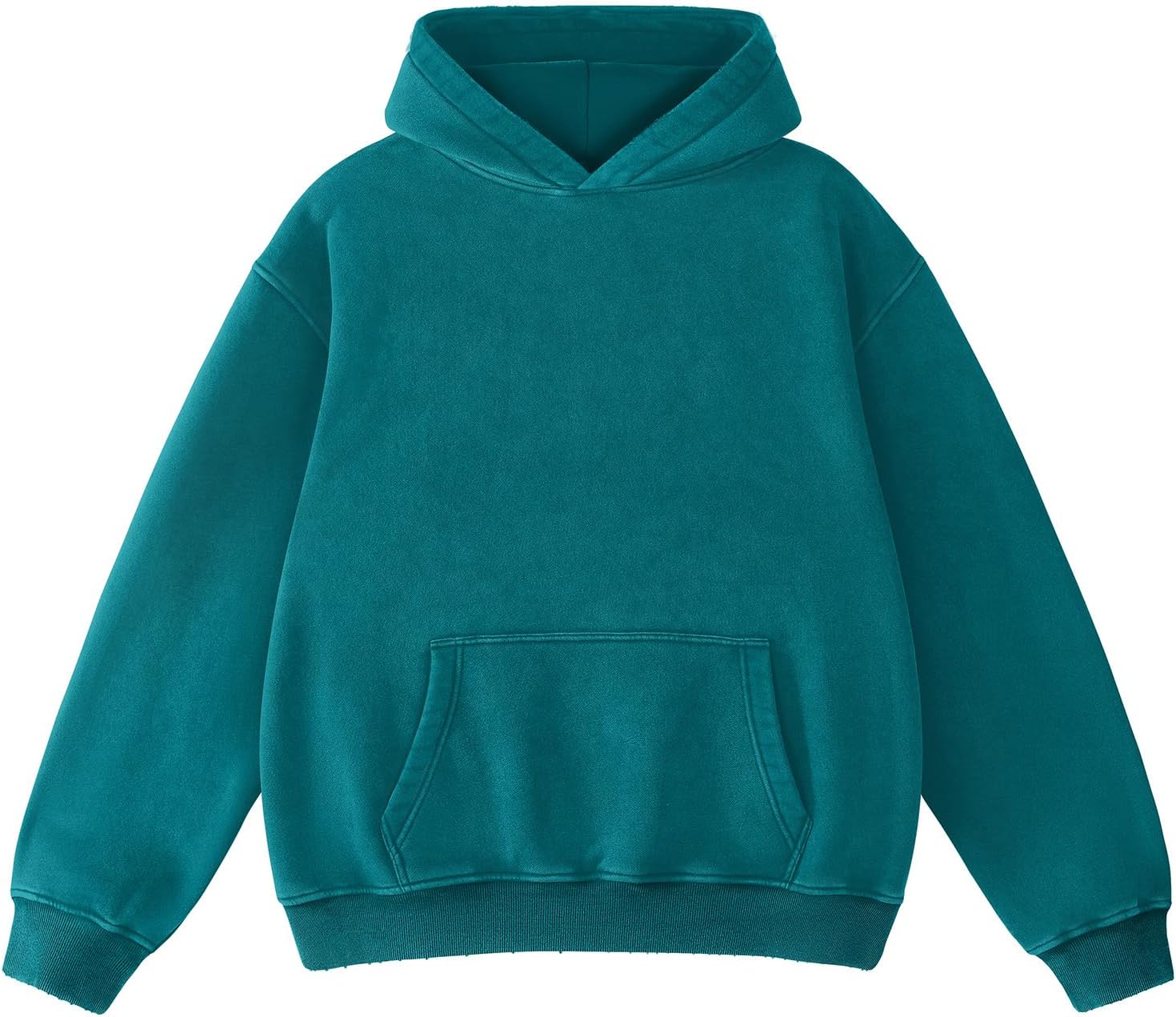 Oversized Acid Wash Hoodie for Women and Men - Vintage Style