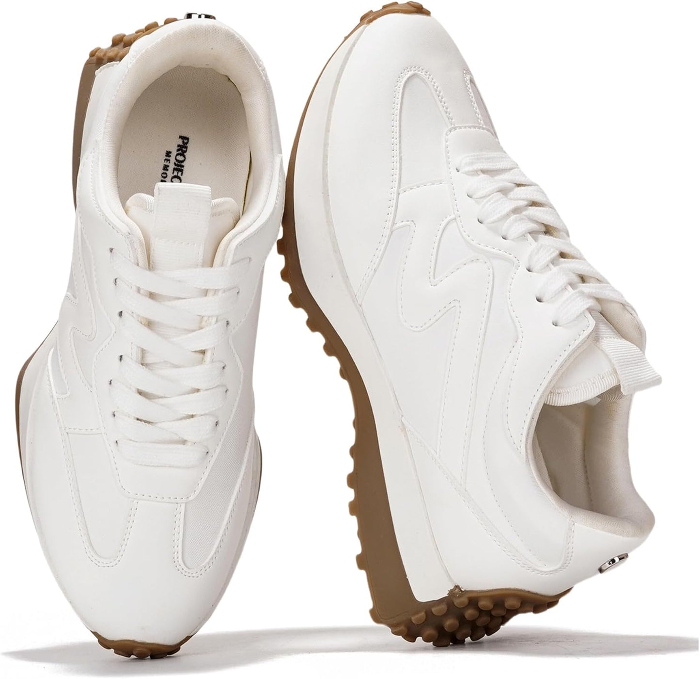 Trendy Sneakers for Women - Comfortable Memory Foam Casual Shoes