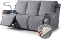 TAOCOCO 100% Waterproof Recliner Sofa Cover for 3 Seater - Durable