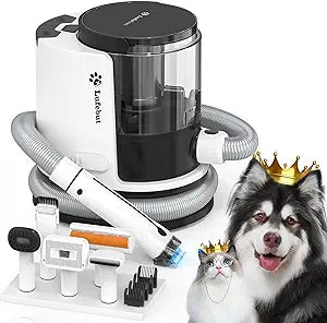 Pet Grooming Kit & Vacuum Suction for Easy Home Grooming