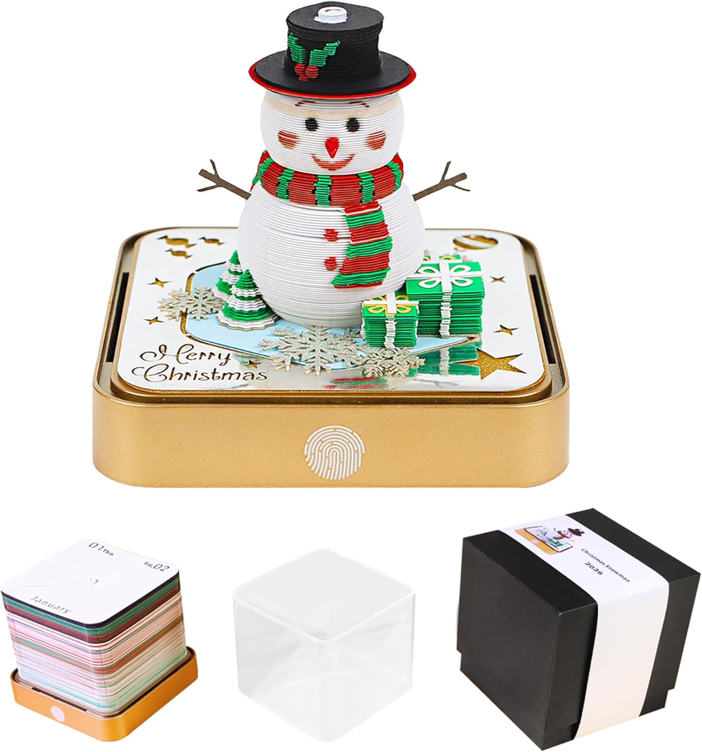 MACTANO 3D Art Calendar Memo Pad 2026 for Creative Decor
