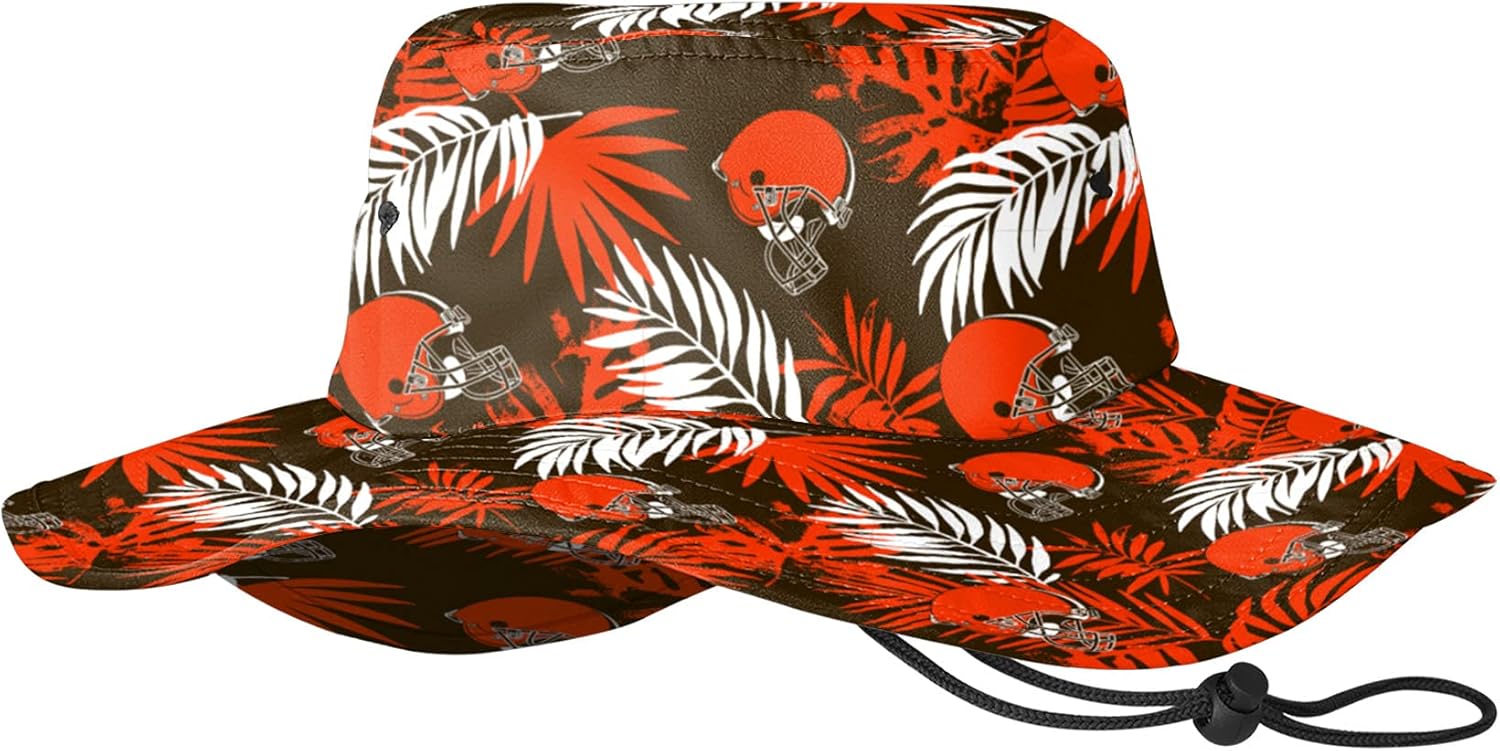 FOCO Men's NFL Team Logo Sport Outdoor Sun Bucket Boonie Hat
