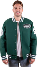 Men's NFL Classic Varsity Coaches Jacket - Warm and Stylish Outerwear