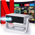 Projector with WiFi and Bluetooth - Portable 1080P Smart Projector