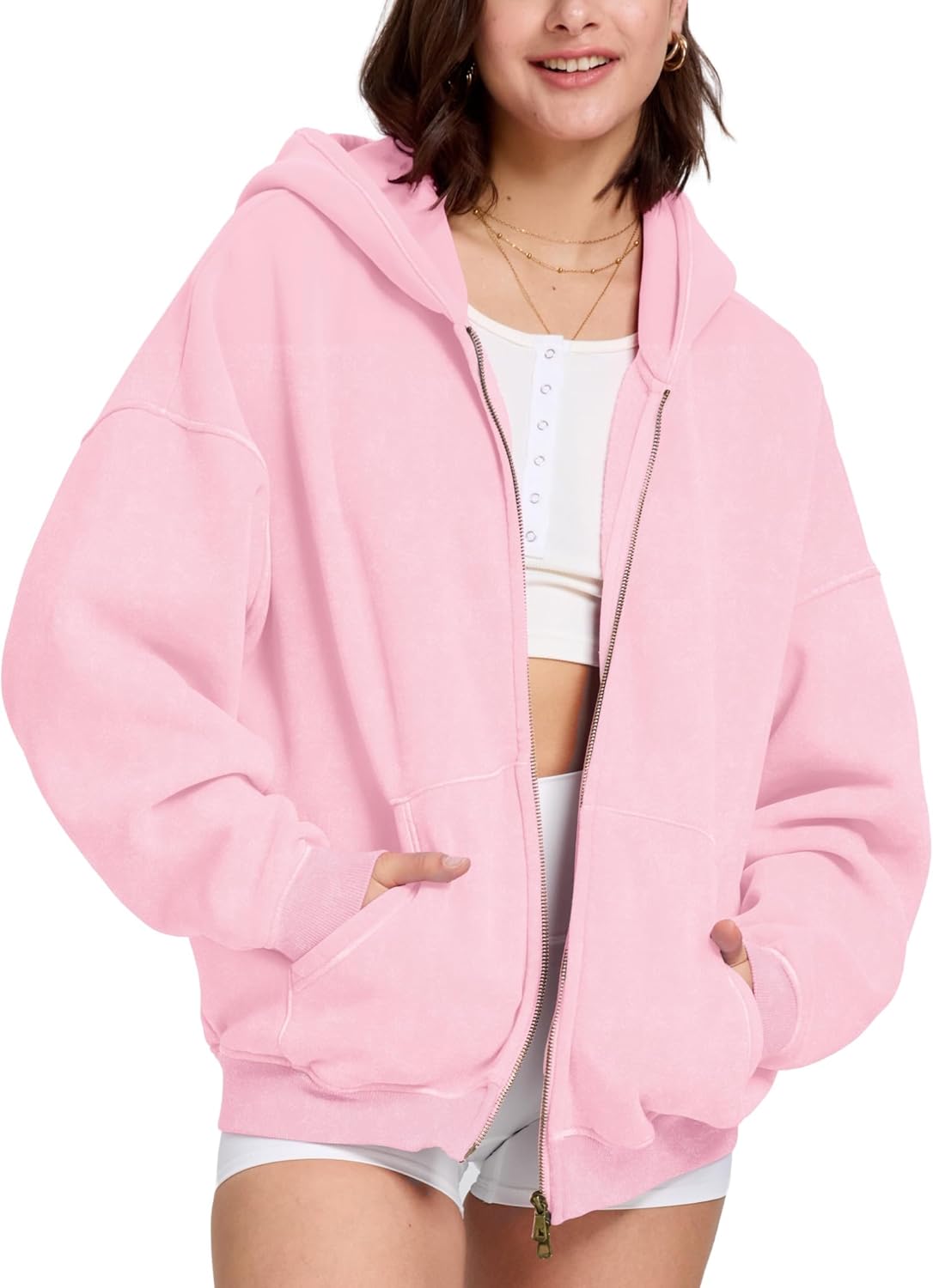 Oversized Acid Wash Hoodie for Unisex Comfort and Style