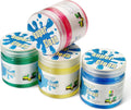 4 Pack Cleaning Gel Car Putty Slime - Easy Crevice & Keyboard Cleaner