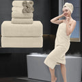 8 Piece Bathroom Towel Set for Luxurious Comfort and Absorbency