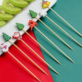 NEW! Christmas Cocktail Picks Set - Festive Party Decor