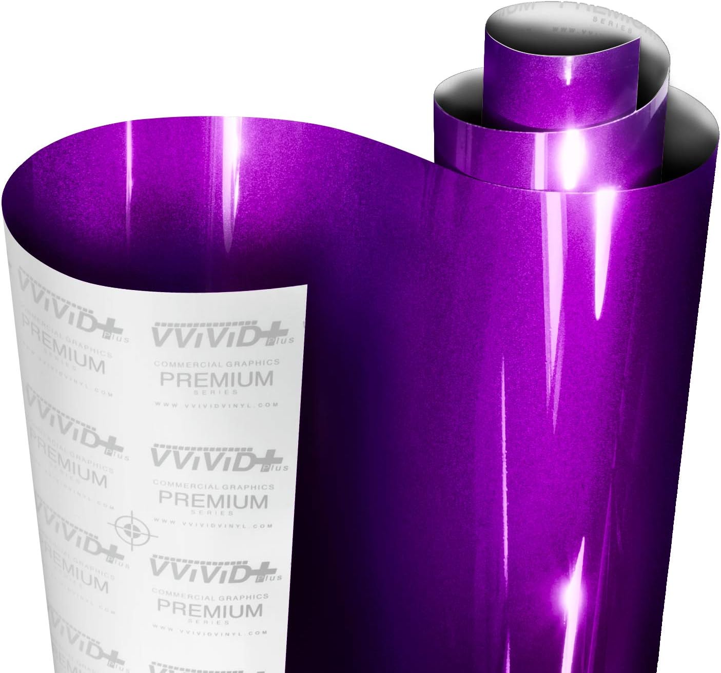 VViViD Ultra Gloss Candy Purple Vinyl Car Wrap for Stunning Finish