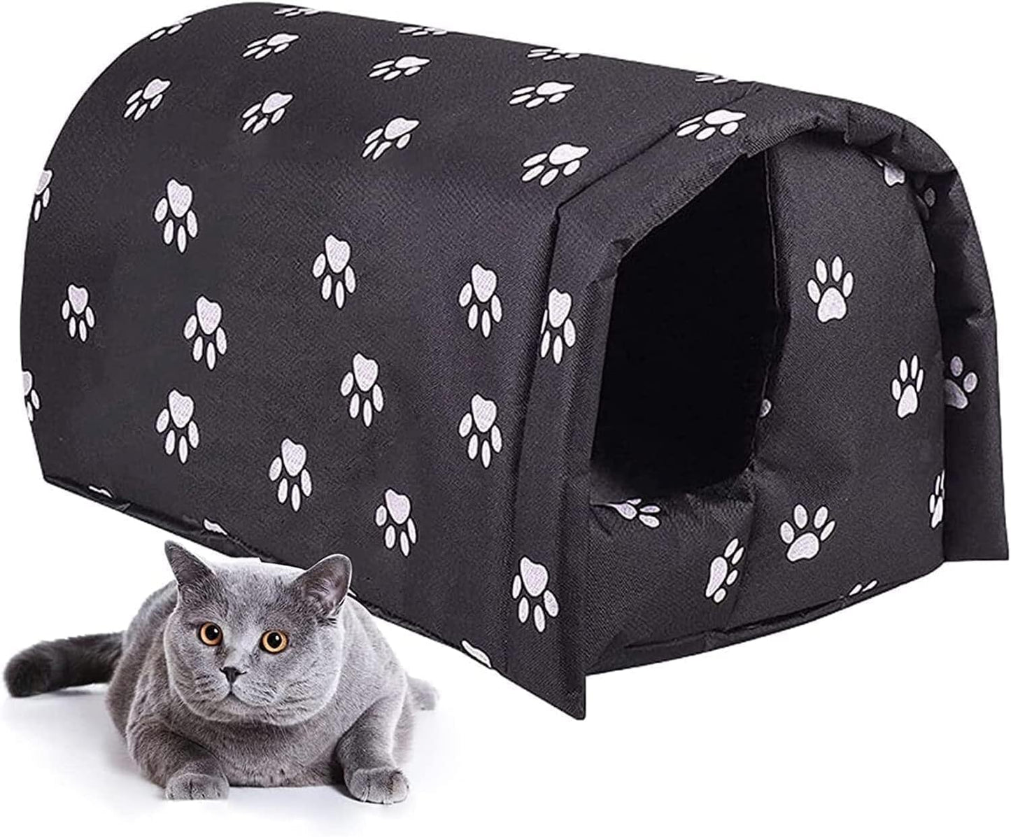 Feral Cat Shelter - Foldable & Weatherproof Warm Haven