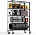 5-Shelf Storage Shelves Wire Shelving Heavy Duty Metal Storage Unit
