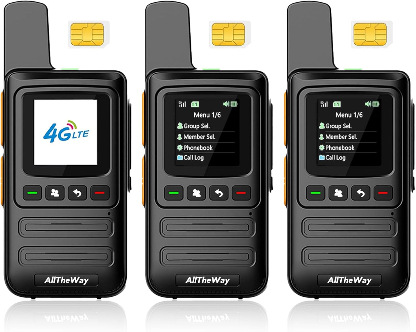 Unlimited Range 4G LTE Walkie Talkies for Family and Work