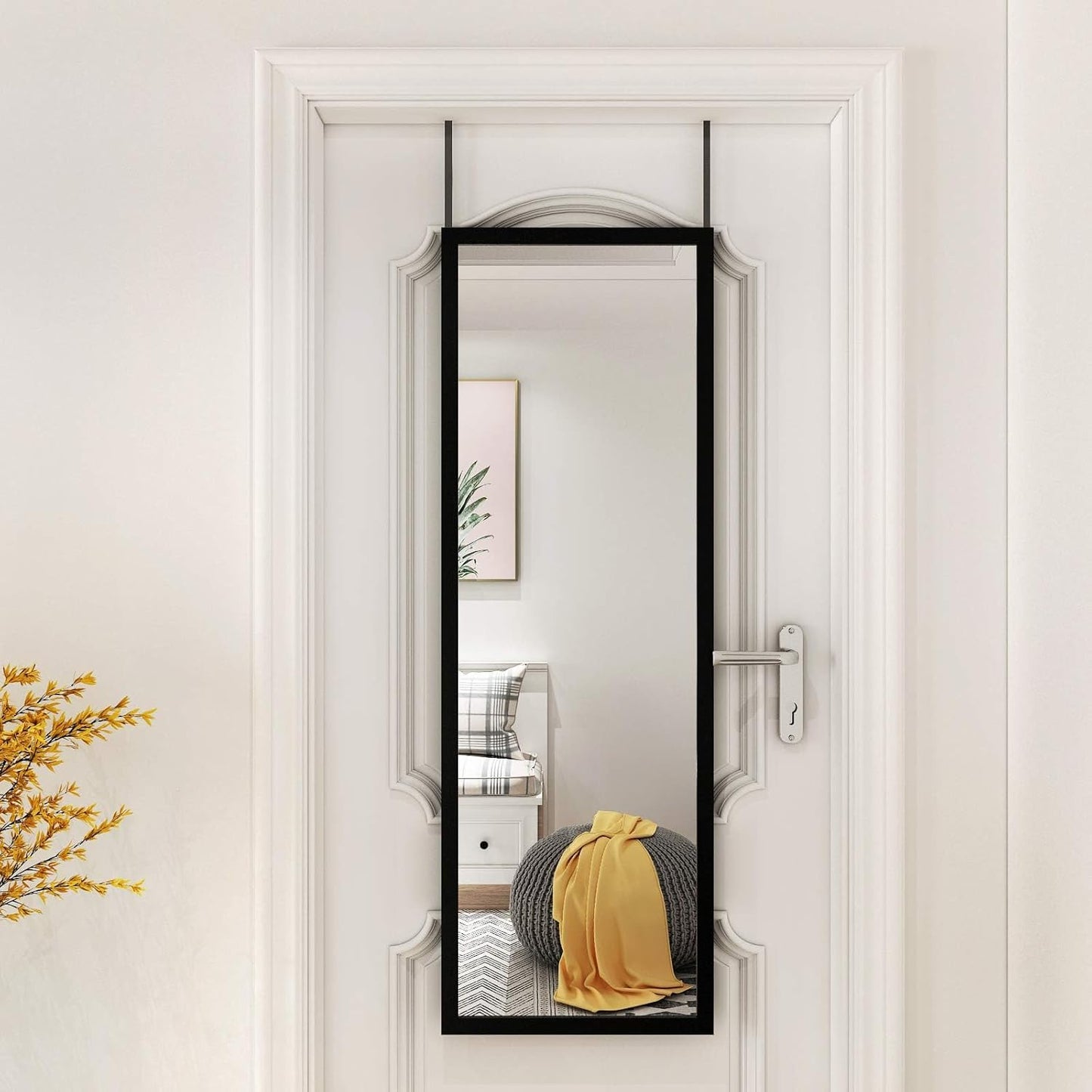 Full Length Door Mirror by Whitebeach for Elegant Spaces