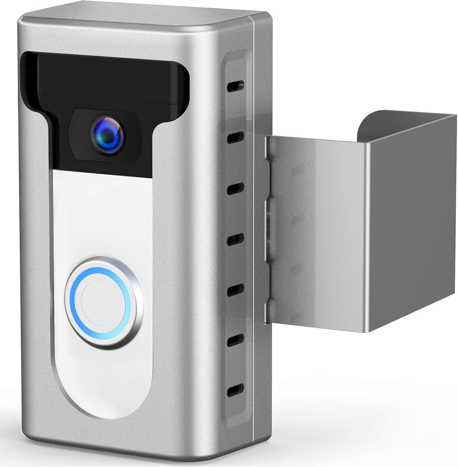 QIBOX No-Drill Doorbell Mount - Motion Sensor Friendly