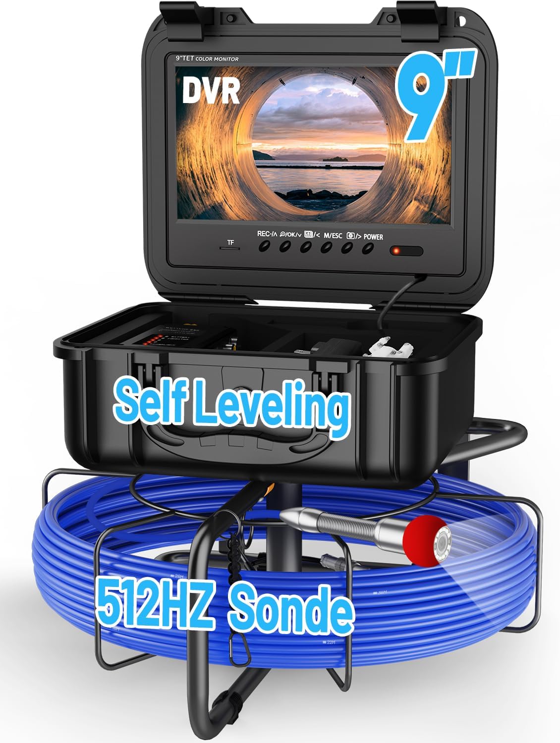 Anysun Sewer Camera with 512Hz Sonde for Easy Inspections