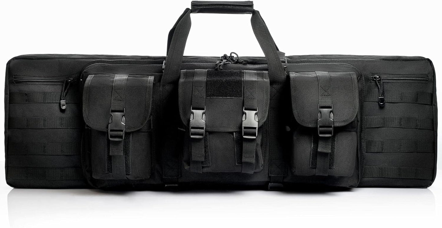 Soft Tactical Double Rifle Case for Hunting and Shooting Range