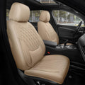 FREESOO Front Car Seat Covers - Luxury Waterproof Faux Leather Seat