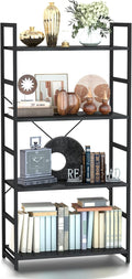 NUMENN 4 Tier Bookshelf Tall Bookcase Shelf Storage Organizer - Modern