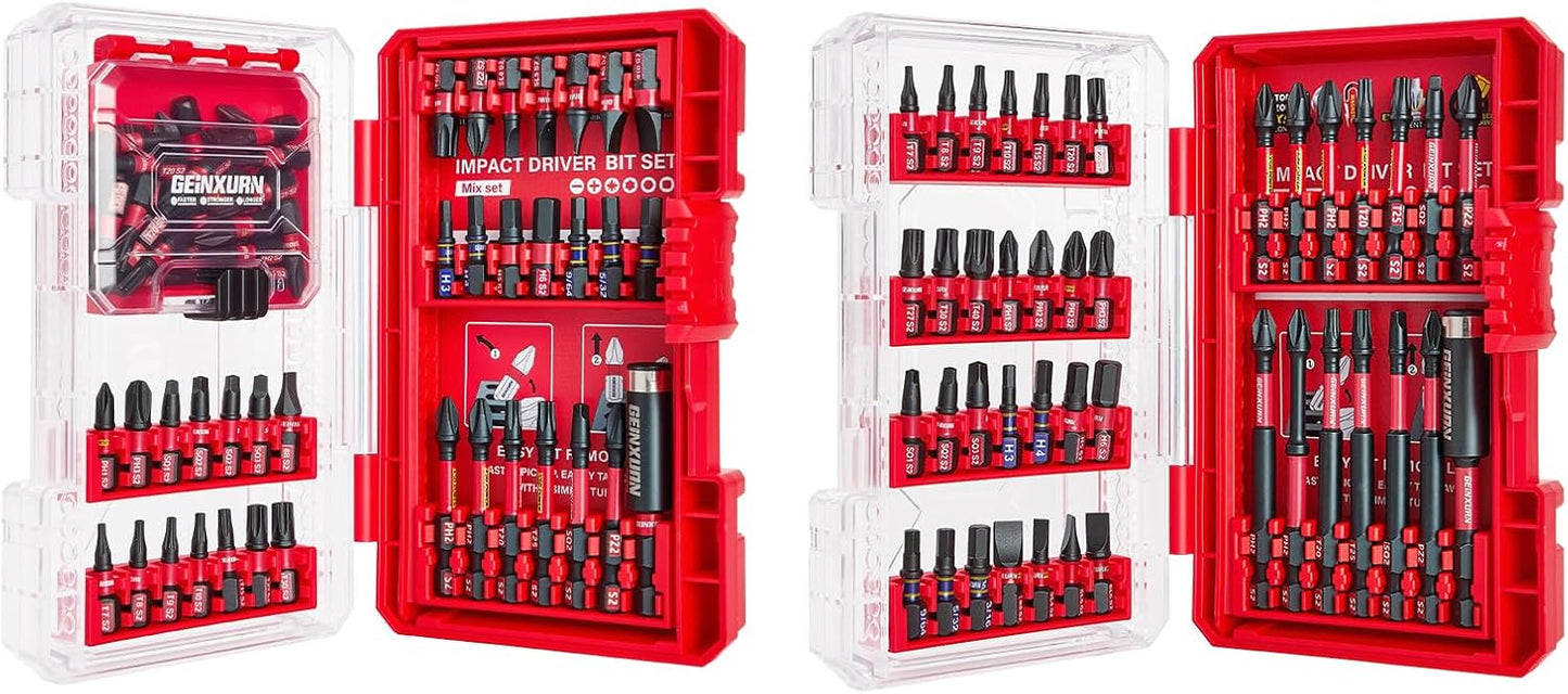 107Pieces Impact Screwdriver Bits Set by GEINXURN Review