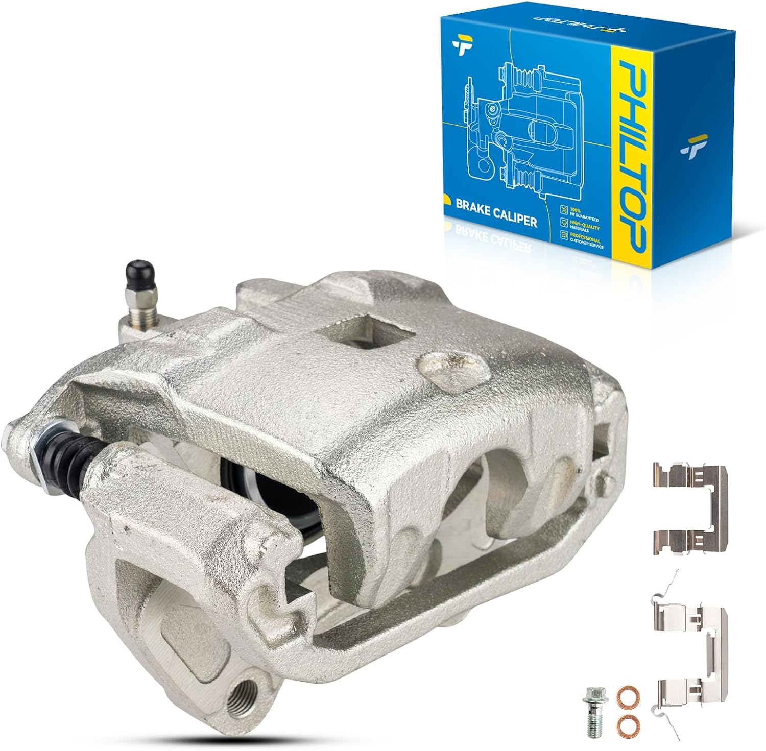 PHILTOP Front Right Disc Brake Caliper Assembly for Nissan INFINITI