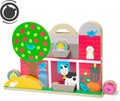 GO Tots Wooden Barnyard Tumble with 4 Disks - FSC Certified