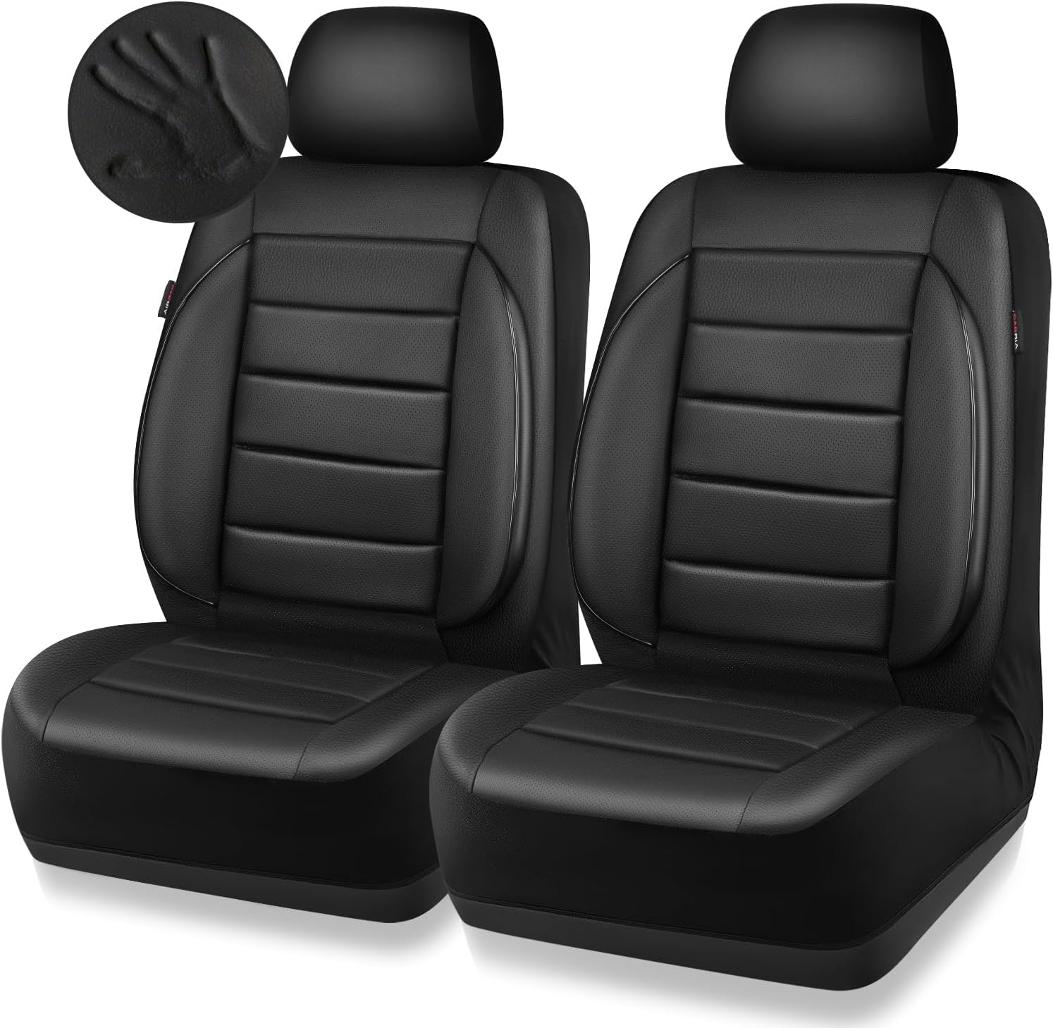 CAR PASS 3D Foam Support Front Seat Covers