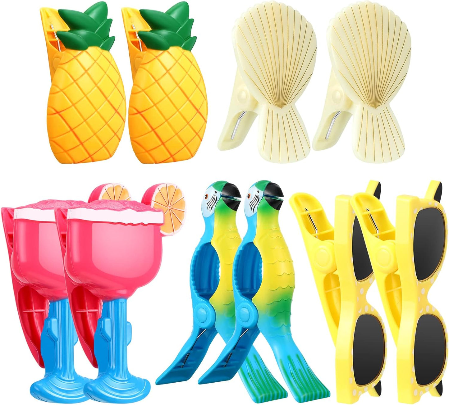 CHENGU Beach Towel Clips - Keep Towels Secure in Style!