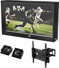50-55 in Weatherproof Outdoor TV Cover with Lock - Hard Durable