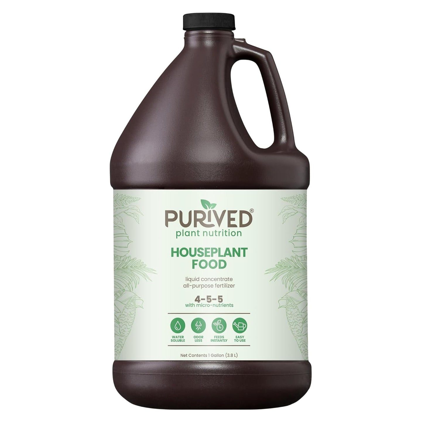 Purived 1gal All-Purpose Liquid Plant Fertilizer for Healthy Plants