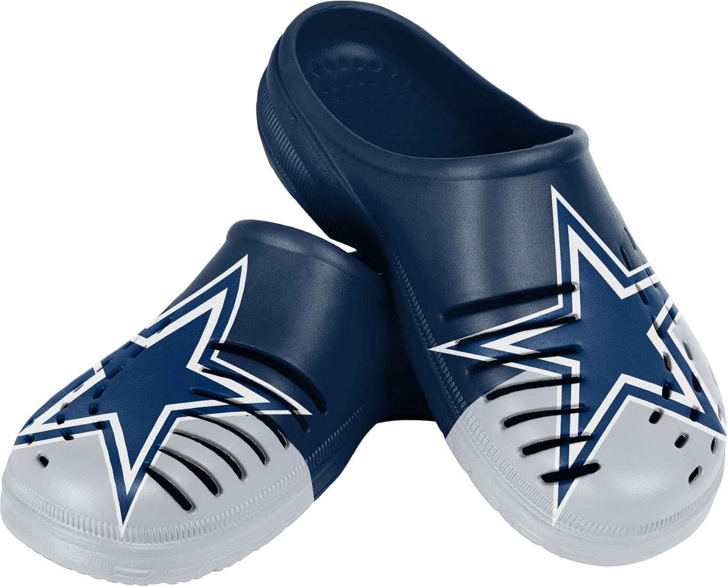 FOCO Men's NFL Team Logo Garden Water Sandals Shoes Slipper Clogs