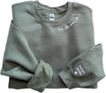 Custom Mama Embroidered Kids Names Sweatshirt - Personalized Mom Gift