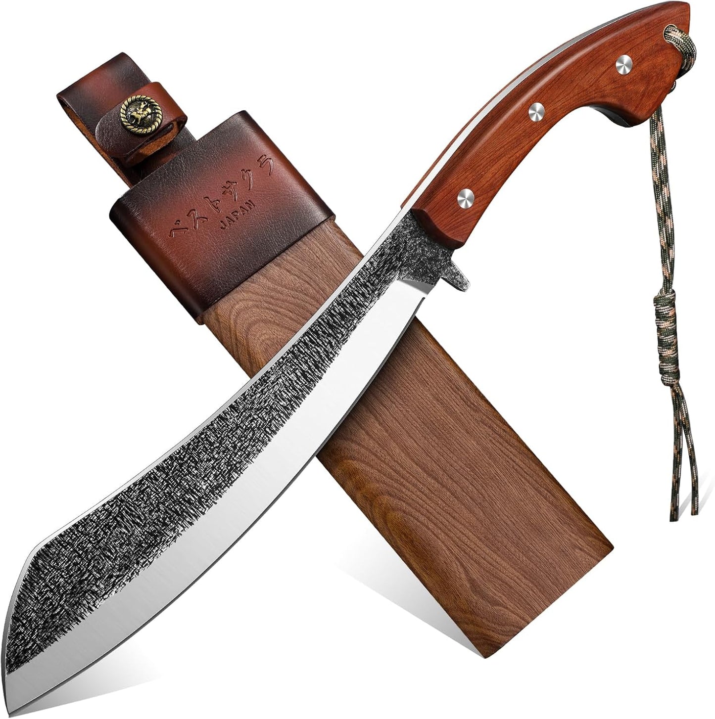 Golden Bird Parang Machete Knife for Outdoor Hunting and Camping