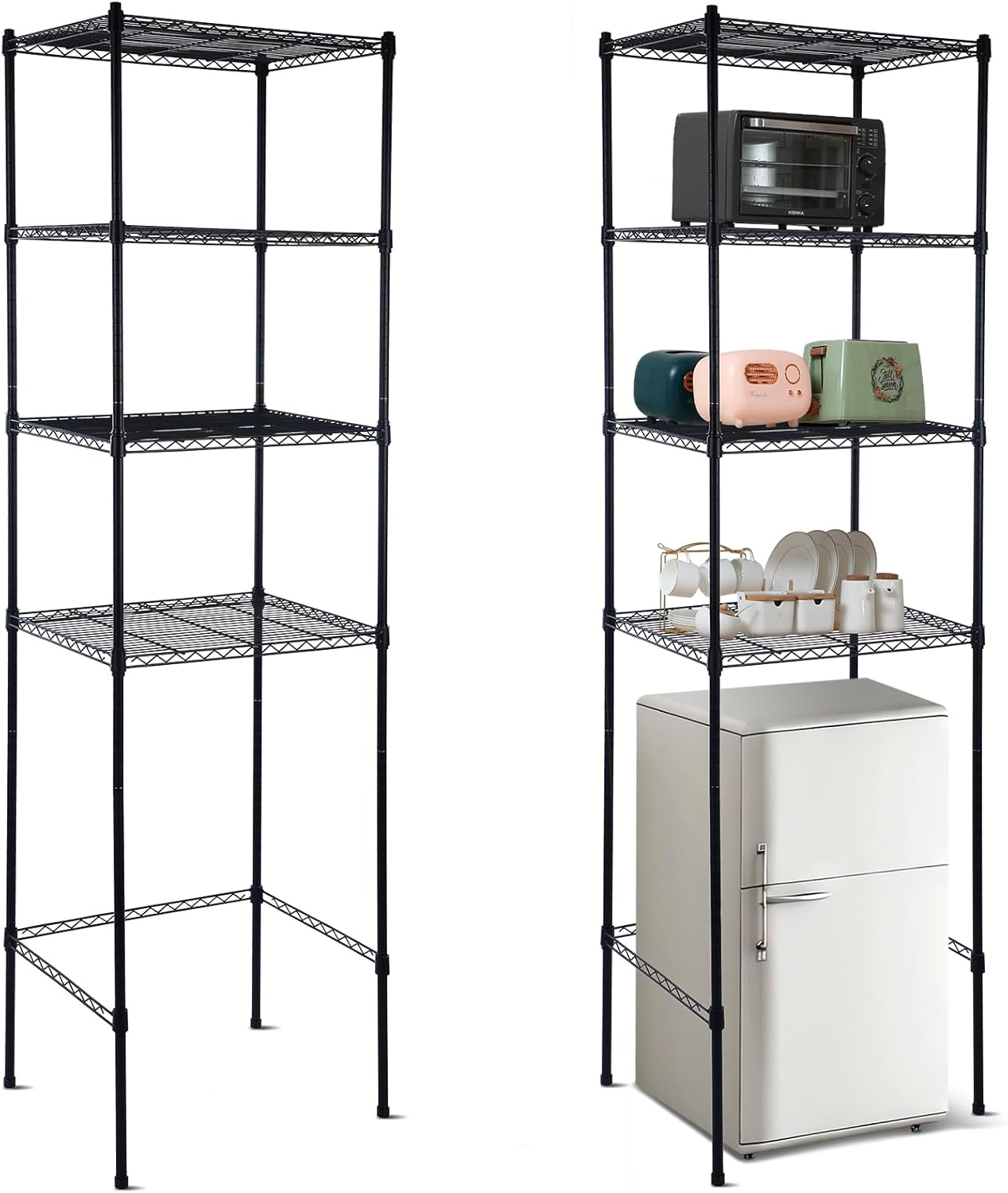 Dorm Room Space Saver: Huwena Mini Fridge Stand