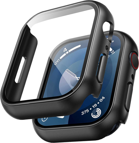 TAURI 2 Pack Apple Watch 9/8/7 Case - Full Protection