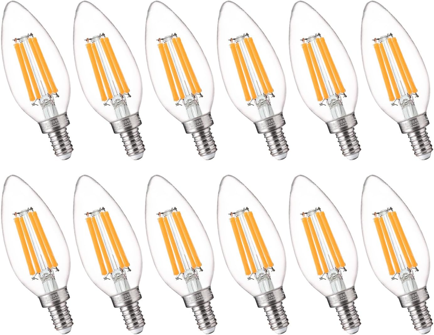 100W Equivalent LED Candelabra Bulbs for Bright Lighting Needs