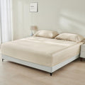 GOKOTTA Bamboo Rayon Fitted Sheet & Pillow Cases - Cooling 16ft Pocket