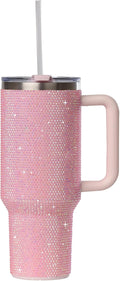 40oz Rhinestone-Encrusted Insulated Tumbler - Bling 24hr Cold