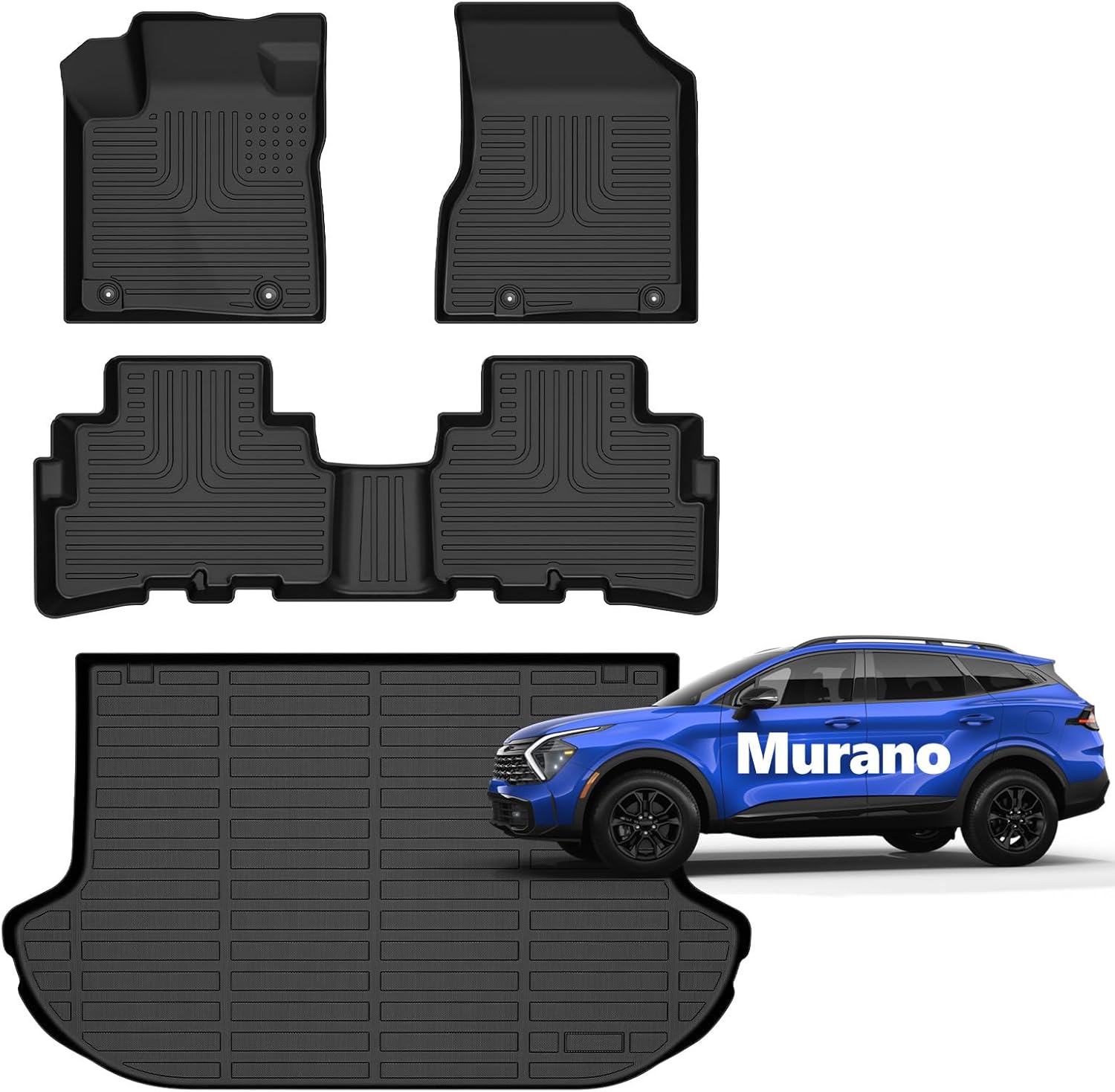 Custom Fit All Weather Floor Mats for Nissan Murano 2017-2024