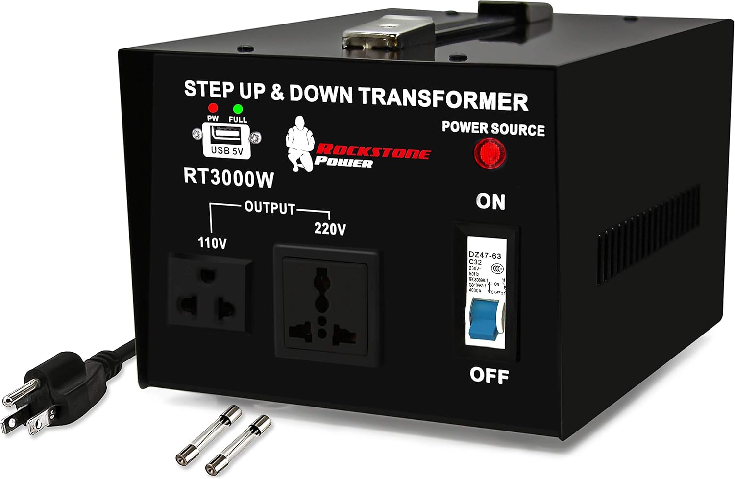3000 Watt Voltage Converter Transformer for Heavy Duty Use