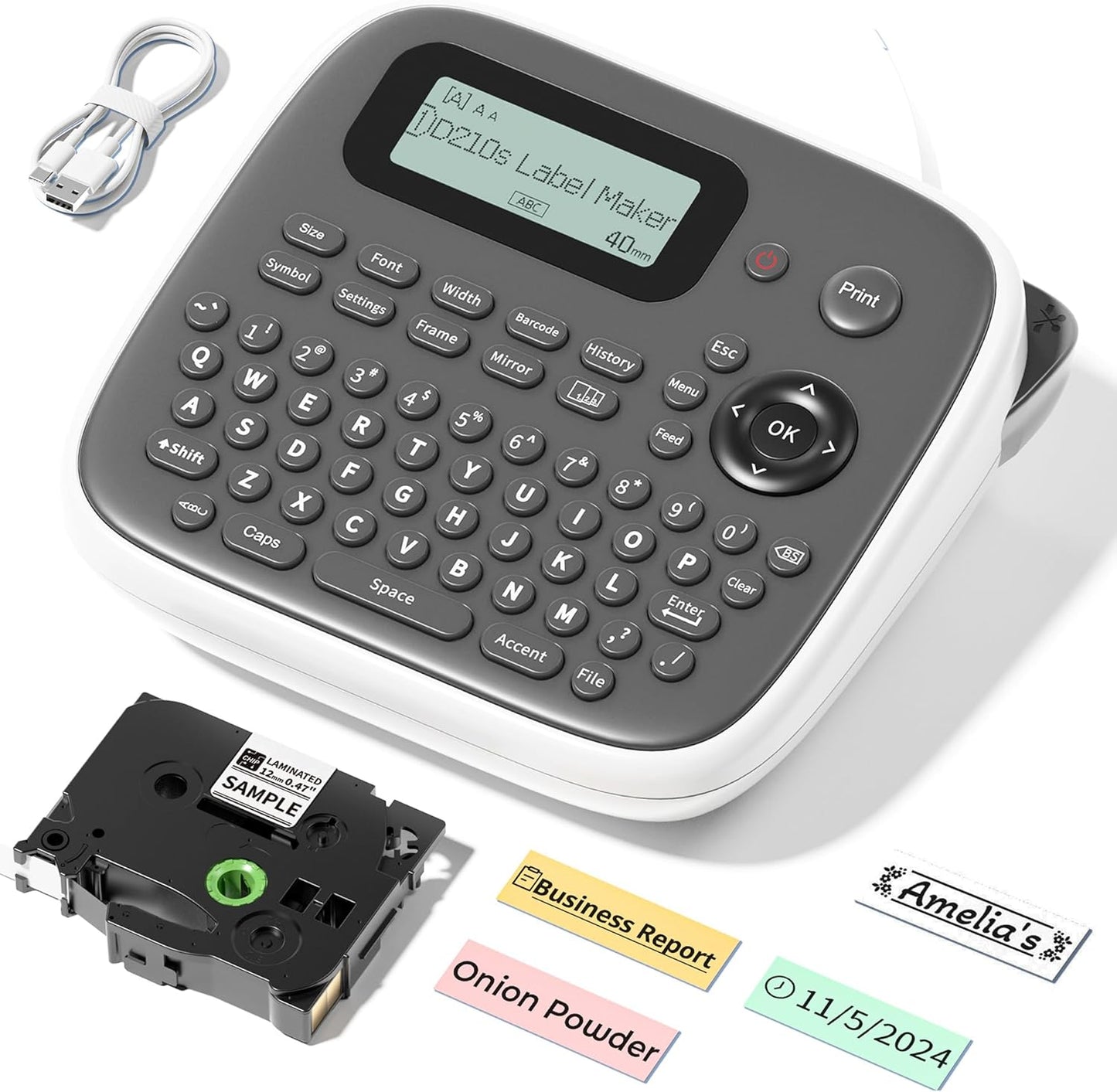 VolenGo Waterproof Label Maker - Inkless & Portable