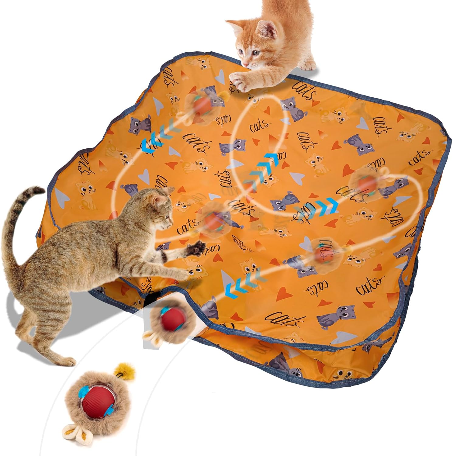 Rechargeable Interactive Cat Toy Set