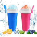 Slushie Maker Cup 2 Pack - Portable Freeze & Squeeze Slushy Mugs