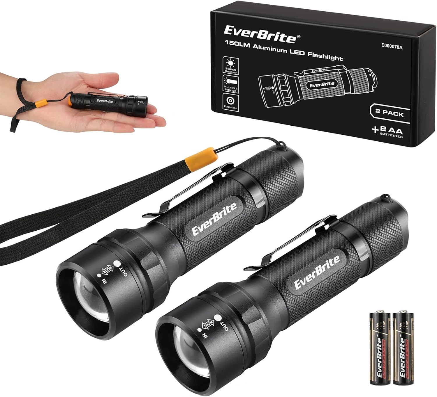 Compact Brightness: EverBrite Mini Flashlight