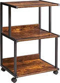 IBUYKE Printer Stand with Storage Shelf 3-Tier - Rolling Printer Cart