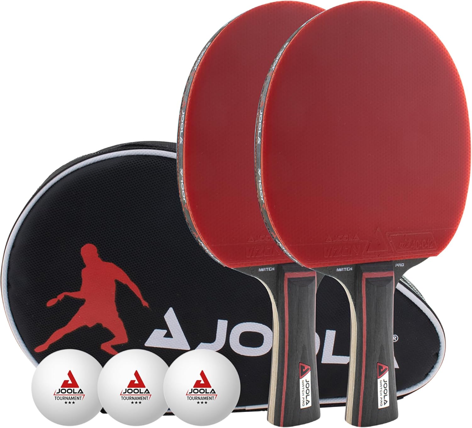 JOOLA Duo Pro Ping Pong Paddles Set for Competitive Play