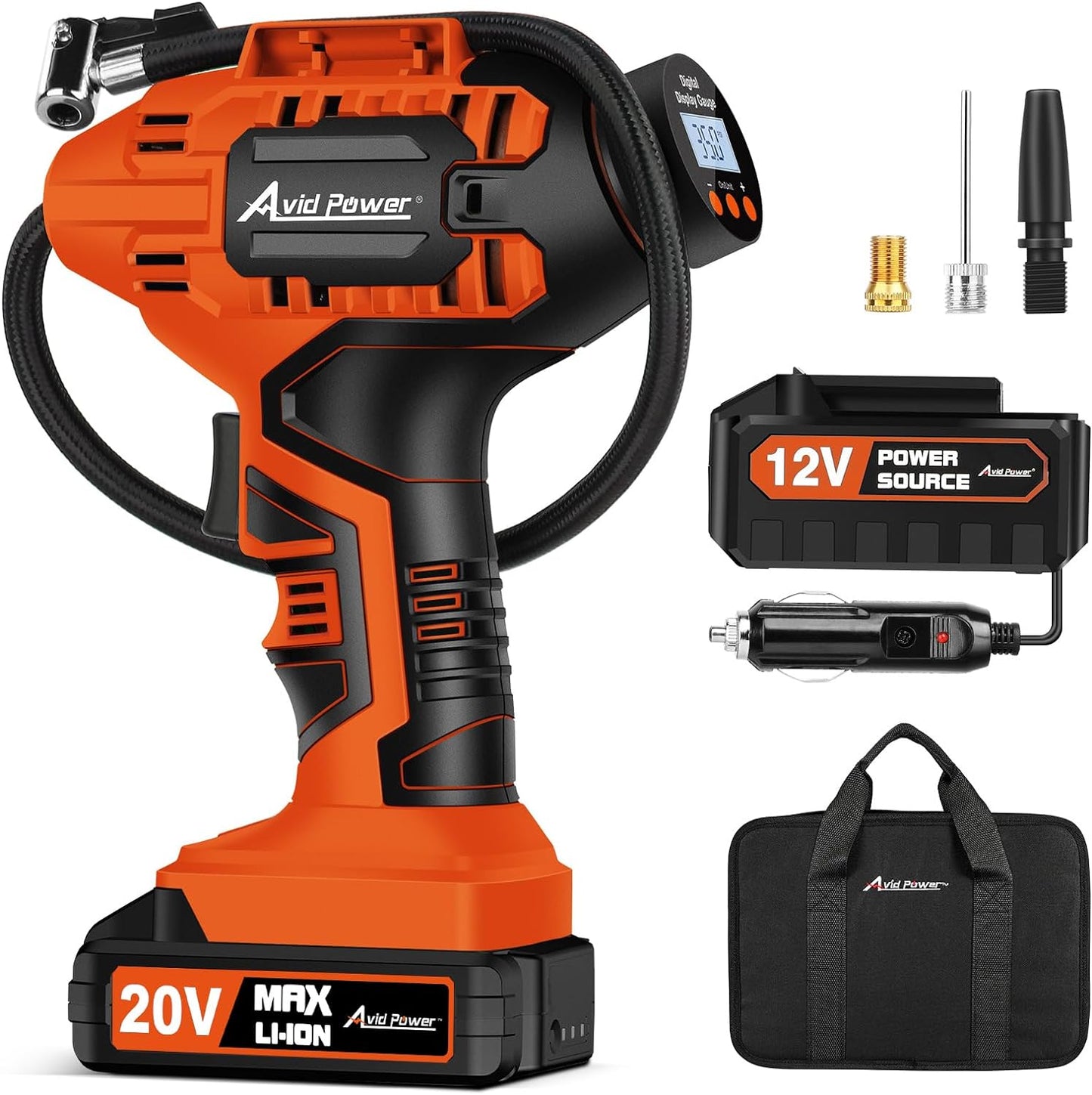 Avid Power Cordless Tire Inflator - Inflate Anywhere!