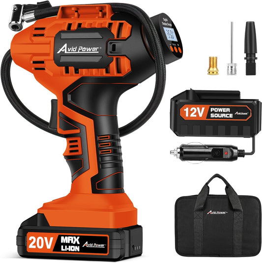 Avid Power Cordless Tire Inflator - Inflate Anywhere!